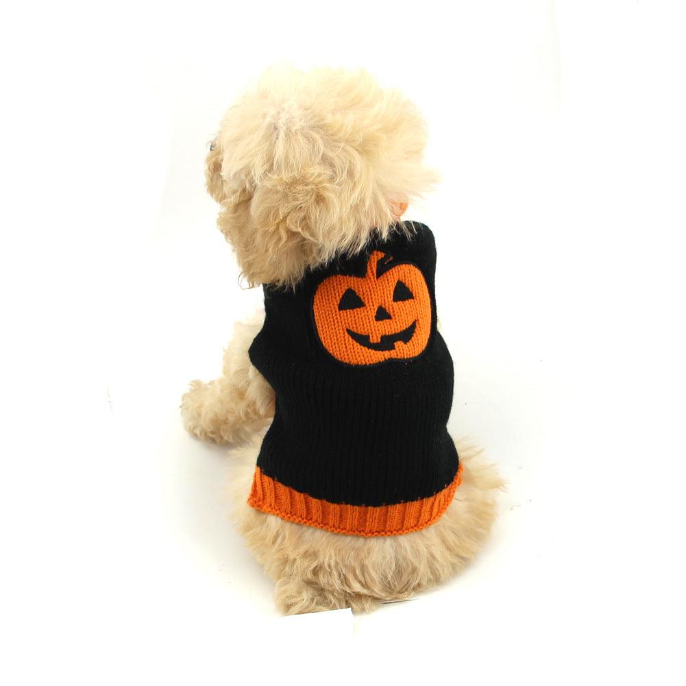 Spooky Pumpkin Pup Sweater