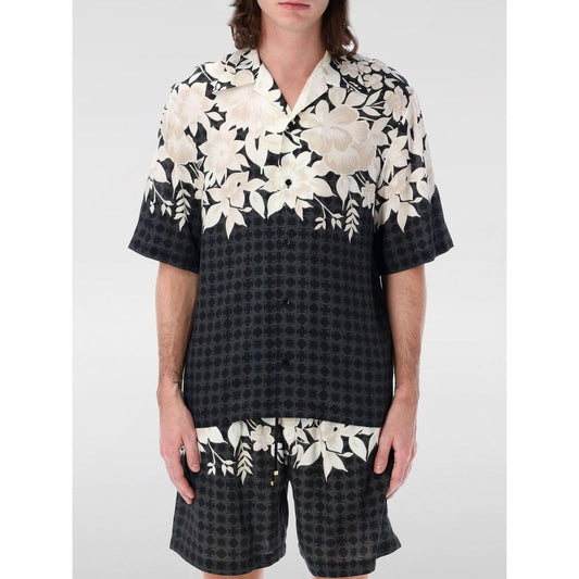 Amiri Black Silk Pattern Shirt