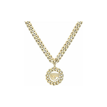 Chiara Ferragni Gold Stainless Steel Necklace