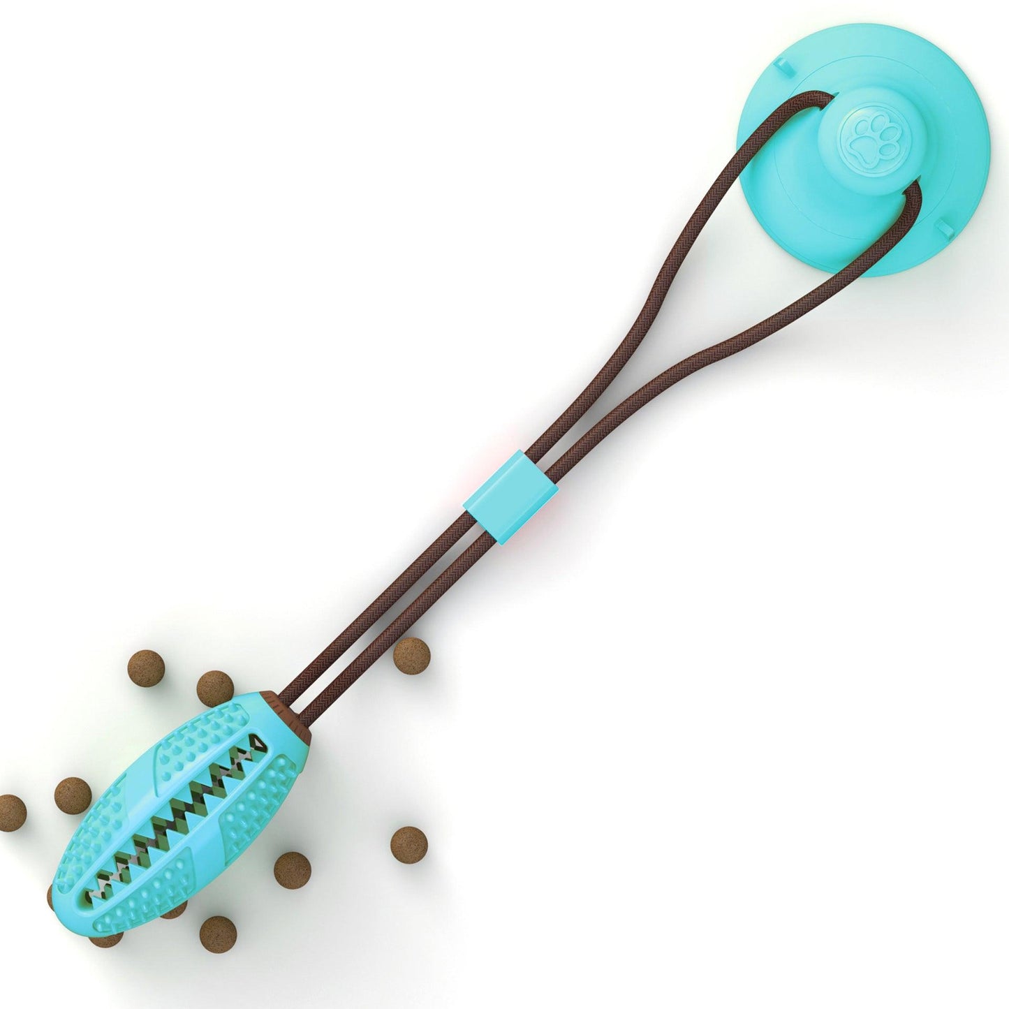 Interactive Dental Tug Toy For Dogs - Suction Cup Ball For Teeth Cleaning And Play