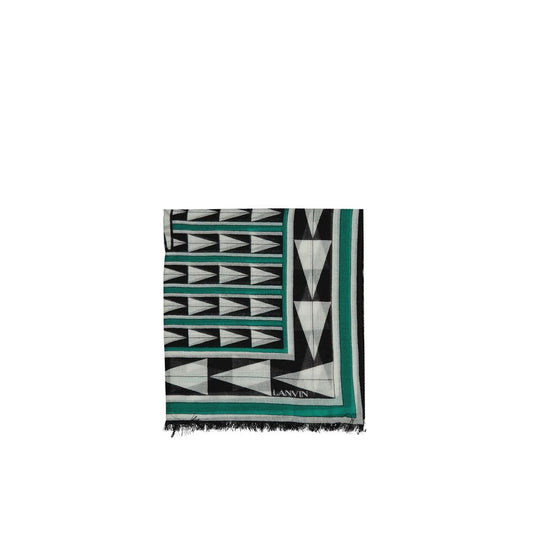 Lanvin Bicolor Wool Scarf