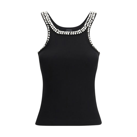PINKO Black Cotton T-Shirt
