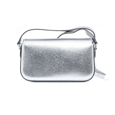 Michael Kors Gray Leather Shoulder Bag