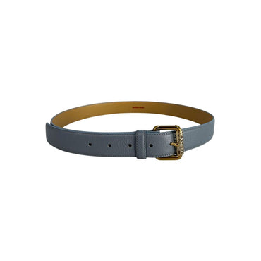 Borbonese Blue Leather Women Belt