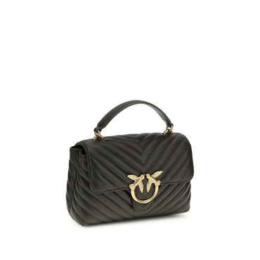 PINKO Bicolor Calf Leather Bos Taurus Handbag