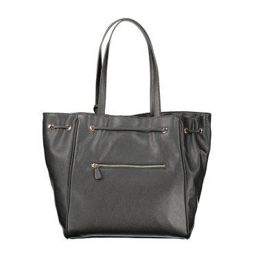 Guess Jeans Nero Poliuretano Women Handbag