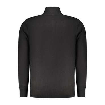 Coveri Moving Black Viscose Men's Sweater