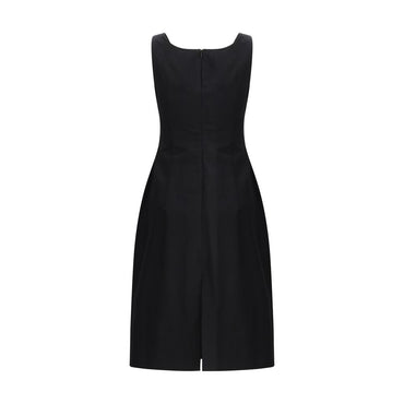 Magda Butrym Black Cotton Casual Dress