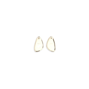 Self-Portrait Gold Brass Earrings