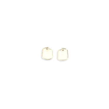 Self-Portrait Gold Brass Earrings