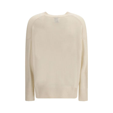 Allude Beige Cashmere Sweater