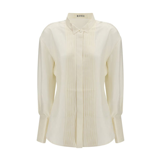 Rohe Beige Silk Dress Shirt