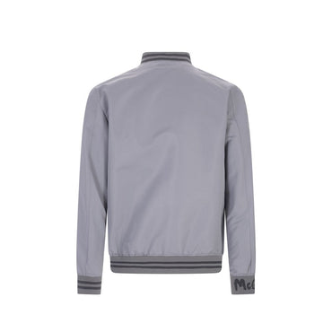 Alexander McQueen Gray Polyester Bomber