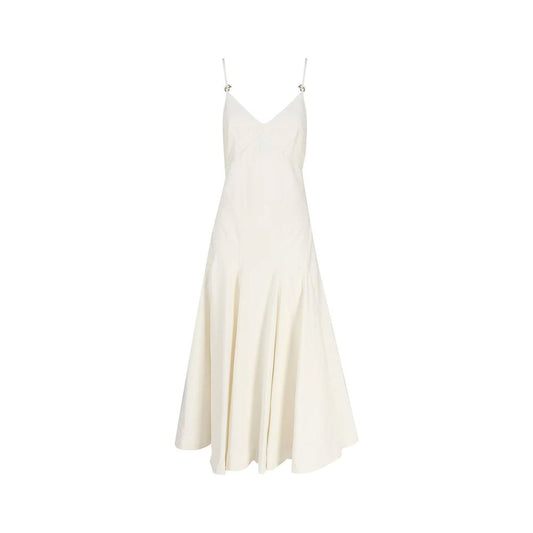 Bottega Veneta White Cotton Casual Dress