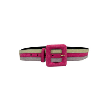 Borbonese Multicolor Leather Women Belt