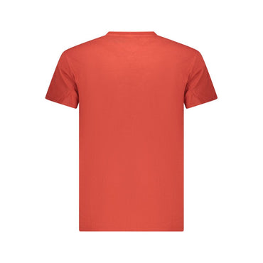 Tommy Hilfiger Red Cotton Men T-Shirt