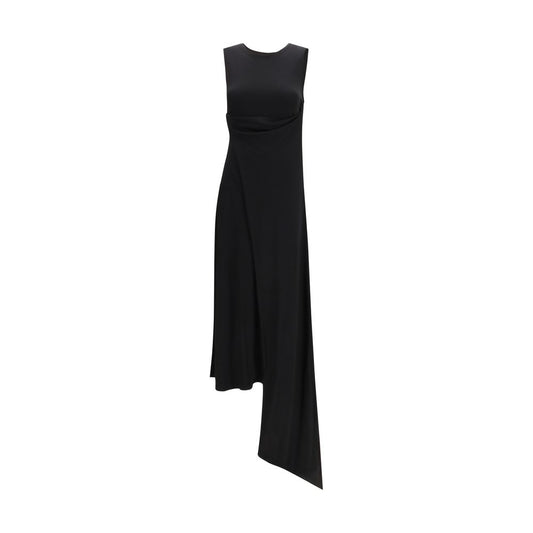 Ami Paris Black Viscose Casual Dress