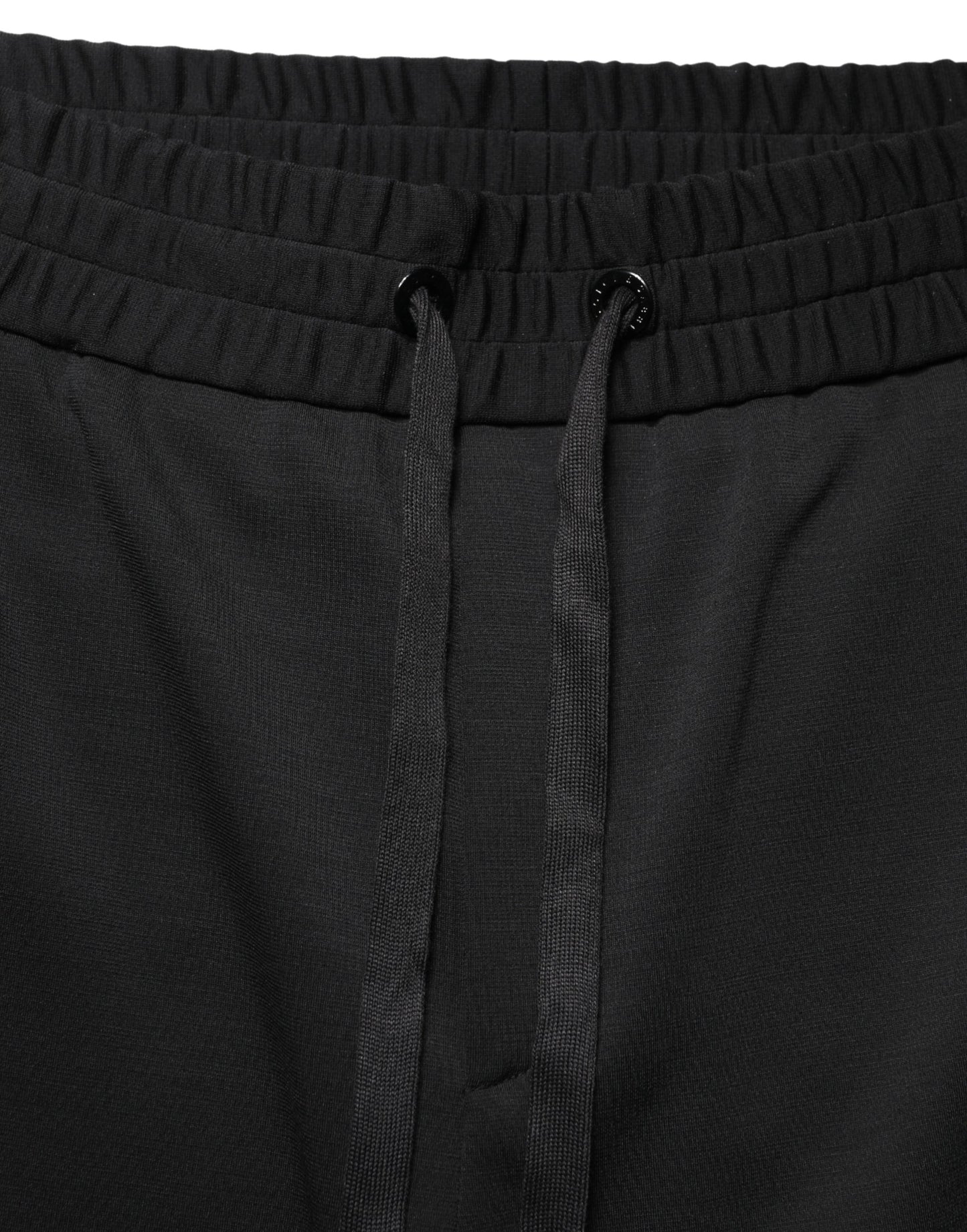 Dolce & Gabbana Black Polyester Cargo Jogger Men Trouser Pants