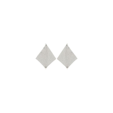 Rabanne Silver Brass Earrings