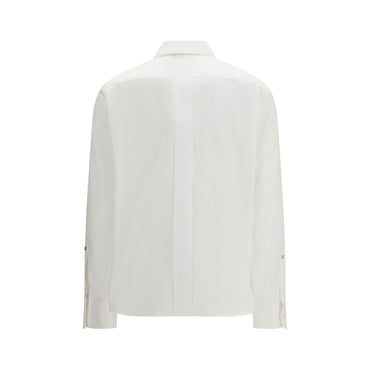 Max Mara White Cotton Dress Shirt