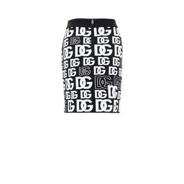 Dolce & Gabbana Black Cotton Mini Skirt