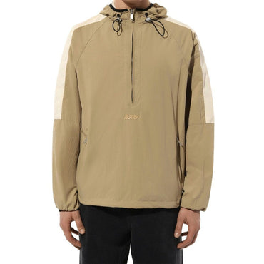 Autry Beige Nylon Shell Jacket