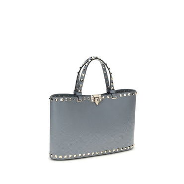Valentino Garavani Blue Calf Leather Bos Taurus Shoulder Bag