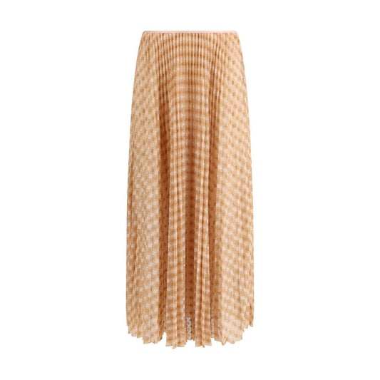 Forte_Forte Multicolor Viscose Midi Skirt