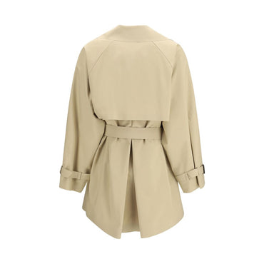 Max Mara Beige Cotton Trench Coat