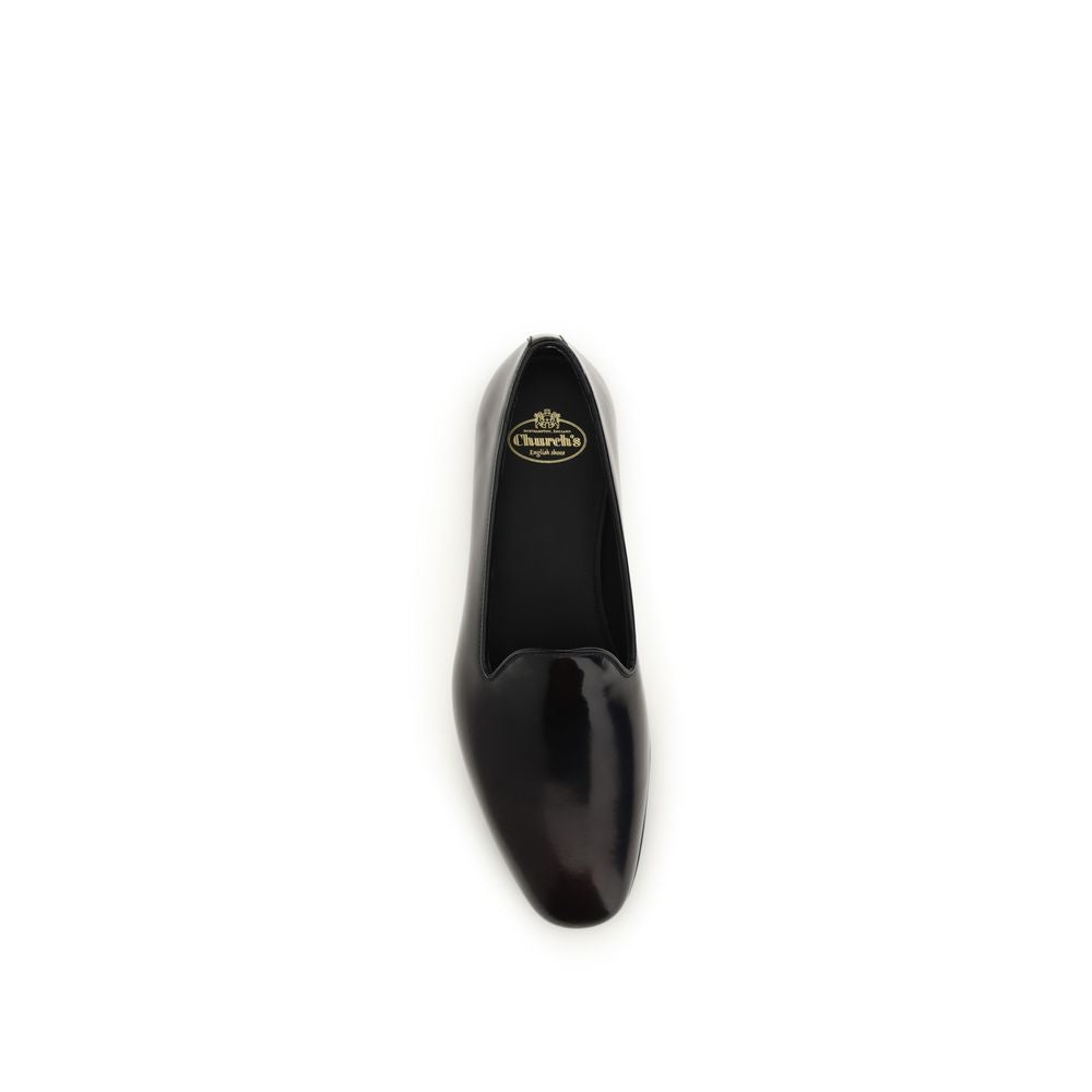 Church's Purple Calf Leather Bos Taurus Slip-On Loafers