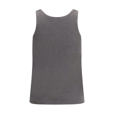 Brunello Cucinelli Gray Cashmere Tank Tops