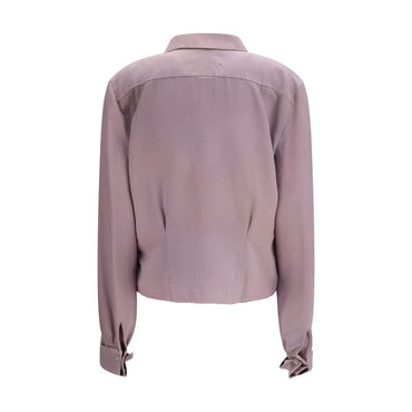 Maison Margiela Purple Silk Shirt
