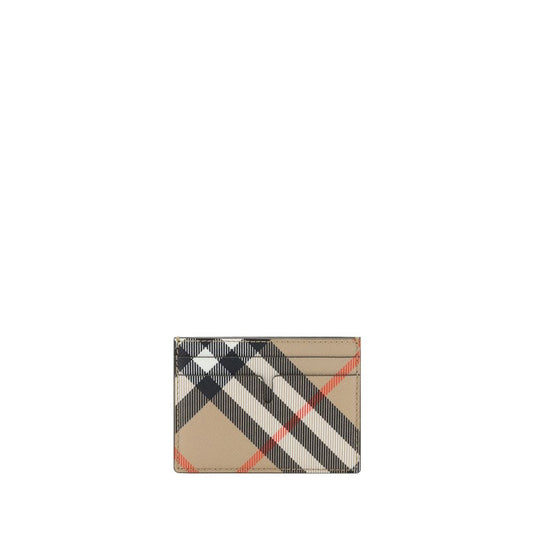 Burberry Beige Cotton Cardholder