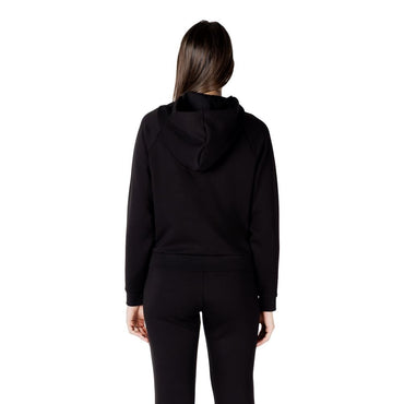 Armani Exchange Black Viscose Hoodie