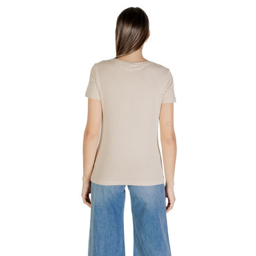 Guess Active Beige Cotton T-Shirt