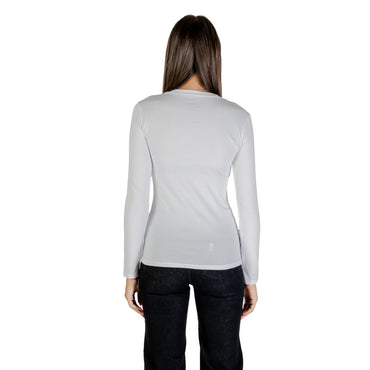 Armani Exchange White Cotton T-Shirt