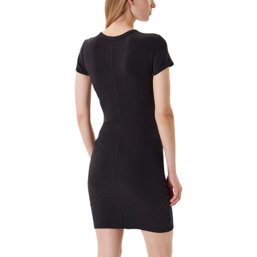 Calvin Klein Jeans Black Cotton Midi Dress