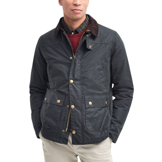 Barbour Gray Cotton Shell Jacket