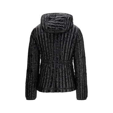 Parajumpers Black Nylon Full-Length Jacket
