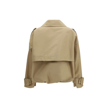 PINKO Beige Cotton Trench Coat