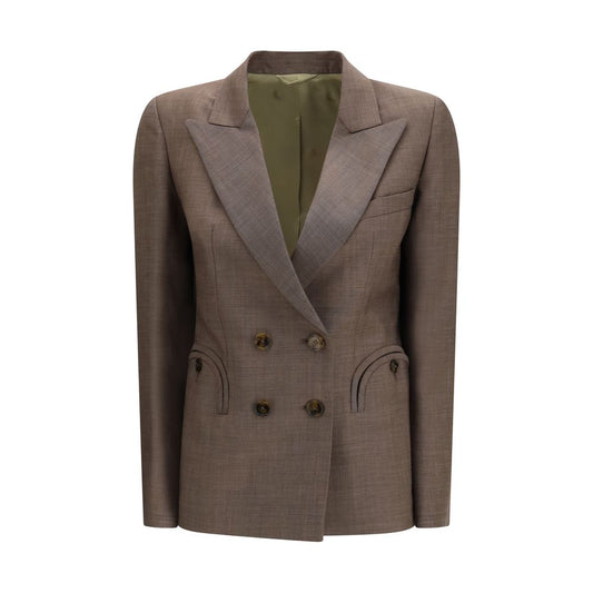 Blazé Milano Brown Fleece Wool Blazer