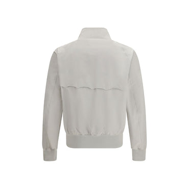 Baracuta White Polyester Bomber