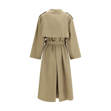 Max Mara Beige Cotton Trench Coat