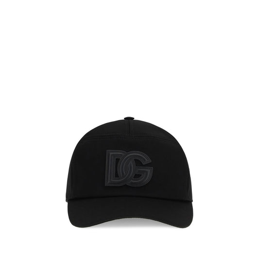 Dolce & Gabbana Black Cotton Cap (Baseball Hat)