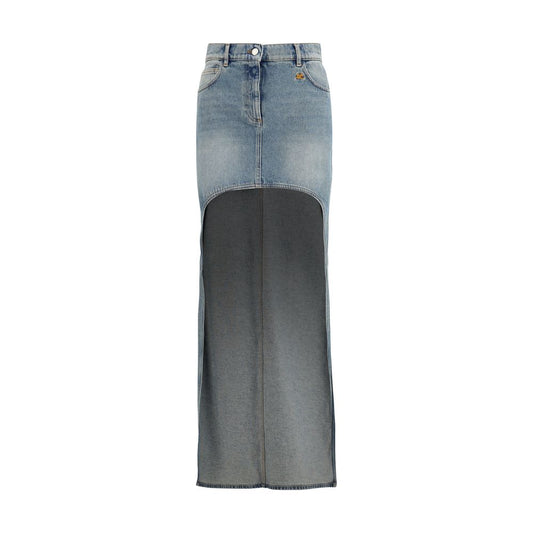 Courrèges Blue Denim Skirt