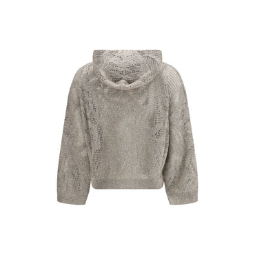 Brunello Cucinelli Beige Linen Hoodie