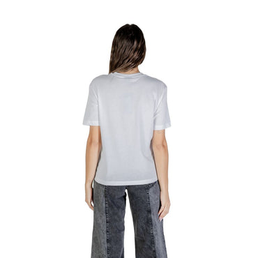 Karl Lagerfeld White Cotton T-Shirt