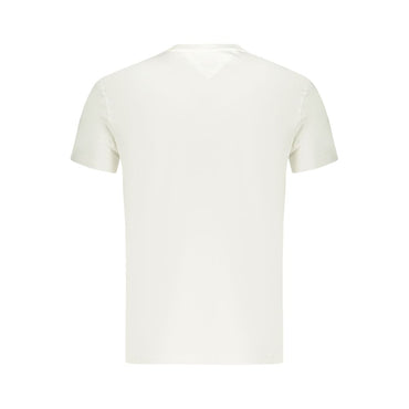 Tommy Hilfiger White Cotton Men T-Shirt
