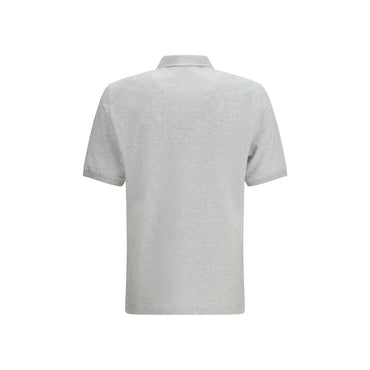 Brunello Cucinelli Gray Cotton Polo Shirt