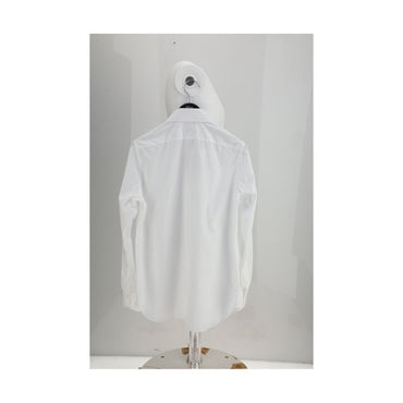 Finamore White Cotton Dress Shirt